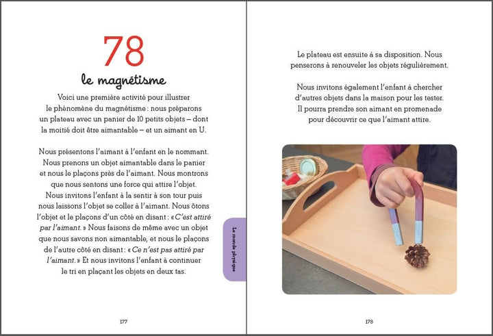 100 activités Montessori pour découvrir le monde - 3/6 ans - Eveil Montessori Maroc