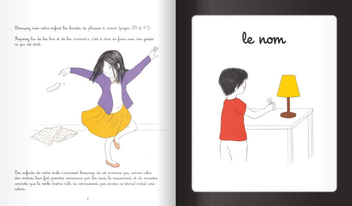Mon cahier Montessori pour découvrir la grammaire - 5-7 ans - Eveil Montessori Maroc
