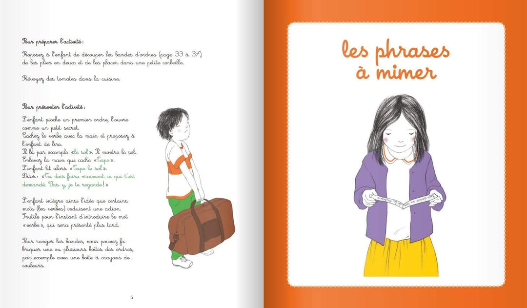 Mon cahier Montessori pour découvrir la grammaire - 5-7 ans - Eveil Montessori Maroc