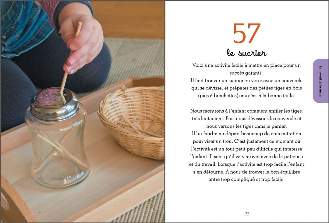 100 activités d'éveil Montessori - Dès 18 mois - Eveil Montessori Maroc