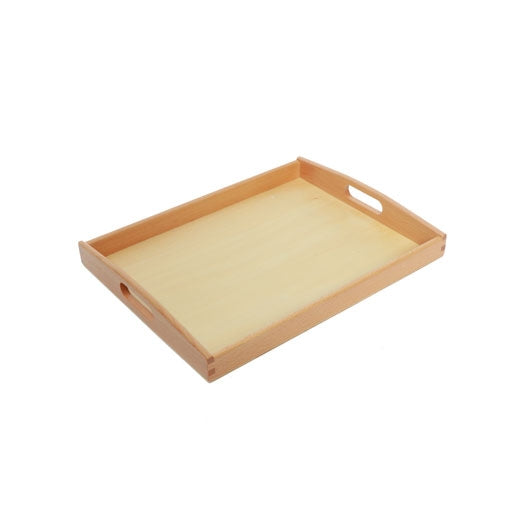 Plateau moyen en bois - Eveil Montessori Maroc