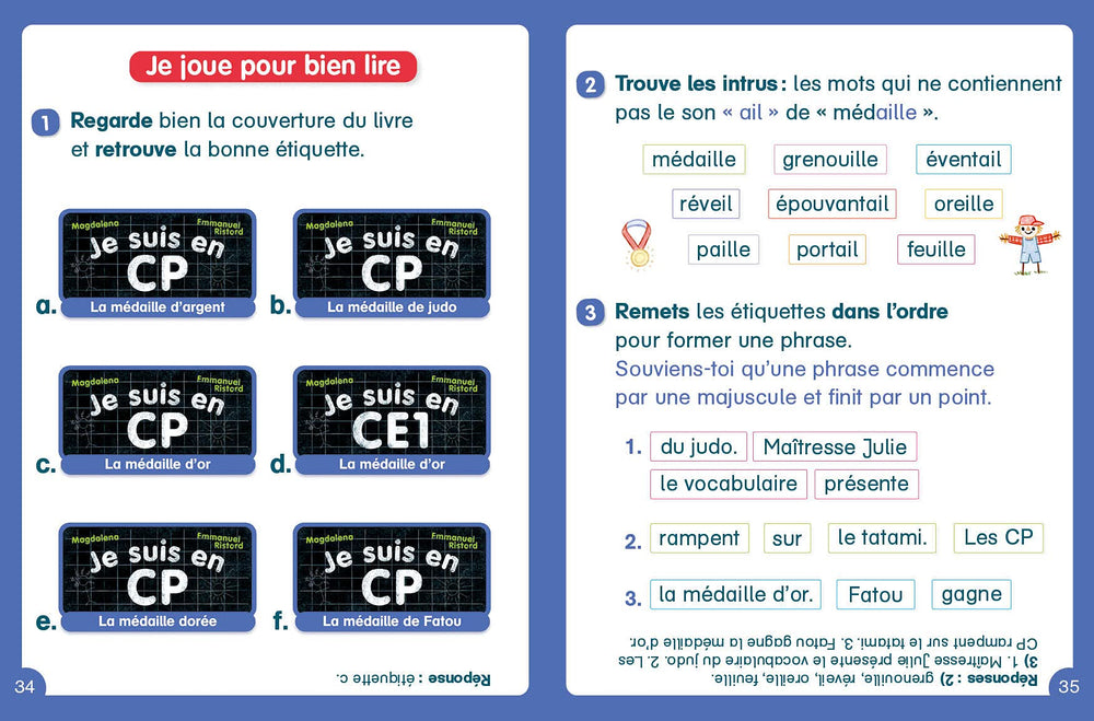 Je suis en CP - T16 - La Médaille d'or - Eveil Montessori Maroc