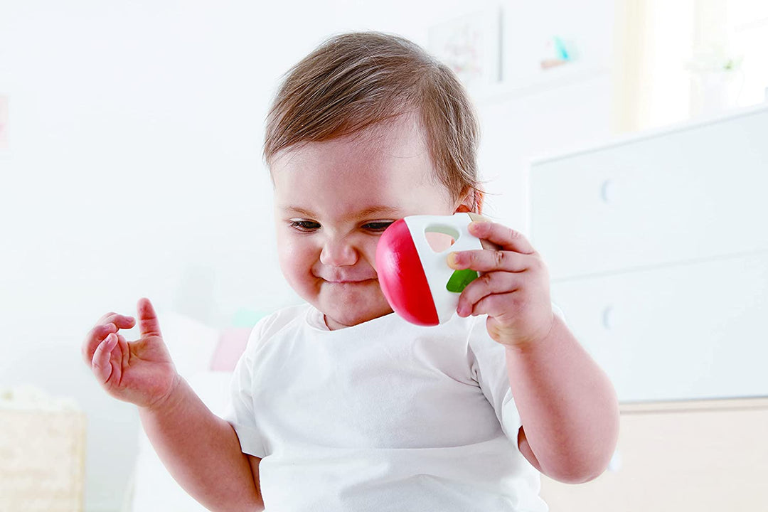 Jeux d'éveil en Bois - Hochet à Clochette - Eveil Montessori Maroc