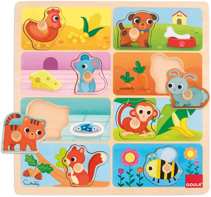 Puzzle Mon repas préféré - GOULA - Eveil Montessori Maroc