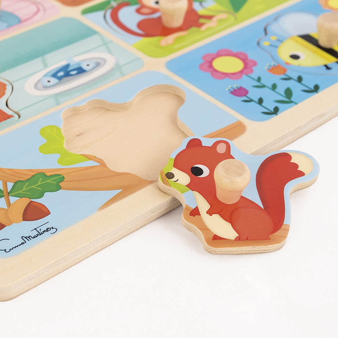 Puzzle Mon repas préféré - GOULA - Eveil Montessori Maroc