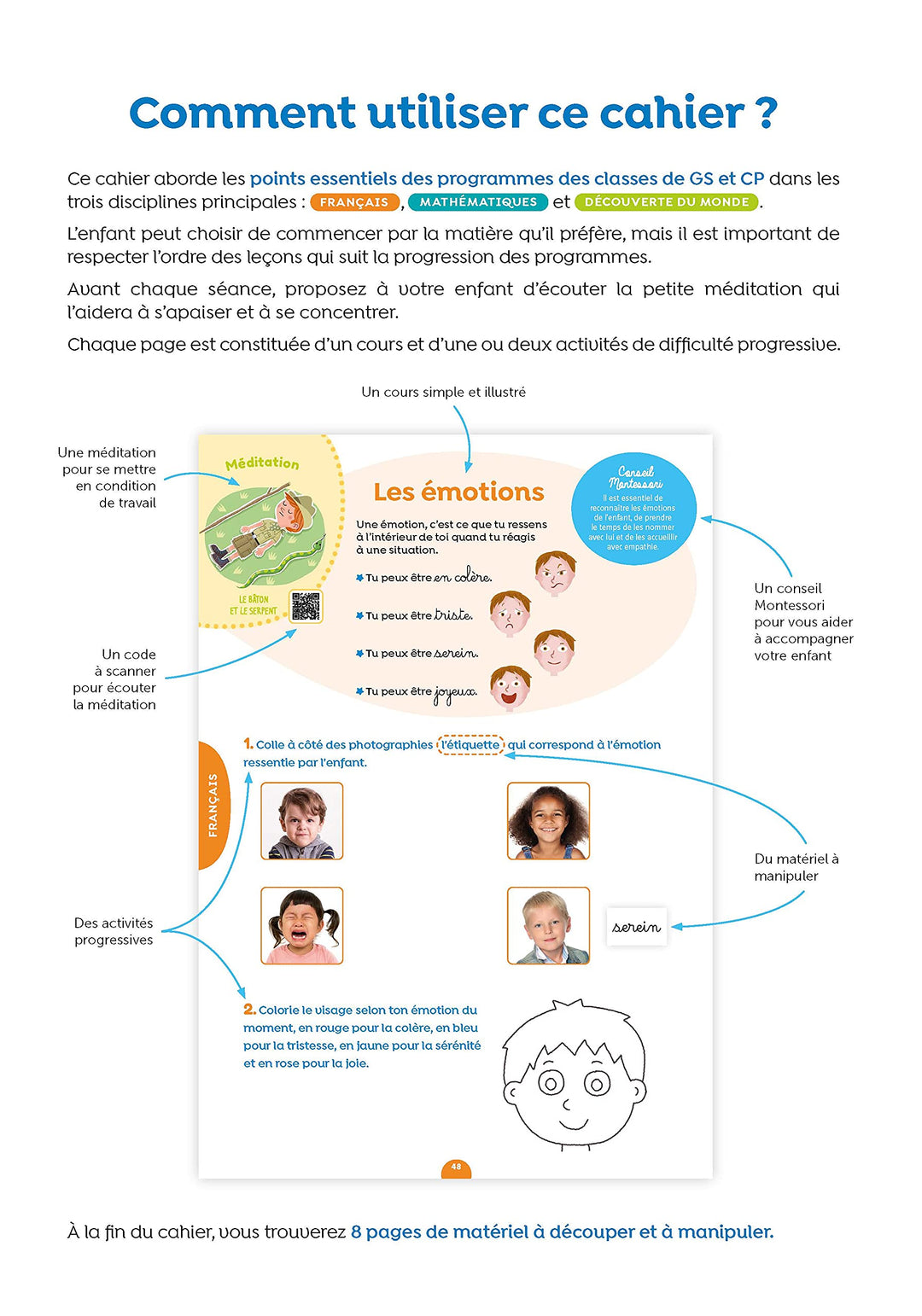 J'apprends facilement avec Montessori GS-CP - Eveil Montessori Maroc