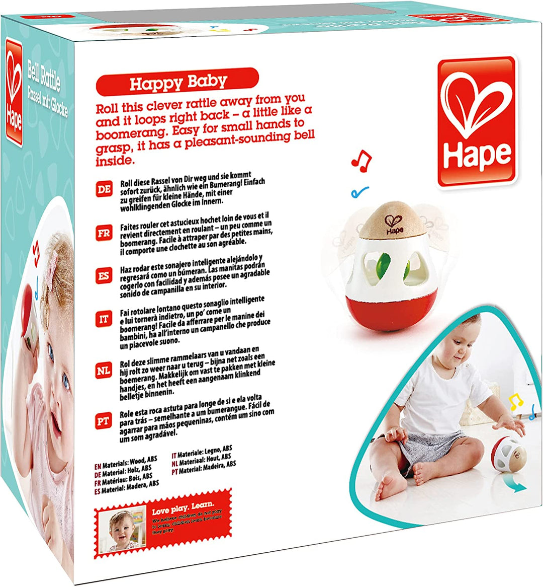 Jeux d'éveil en Bois - Hochet à Clochette - Eveil Montessori Maroc