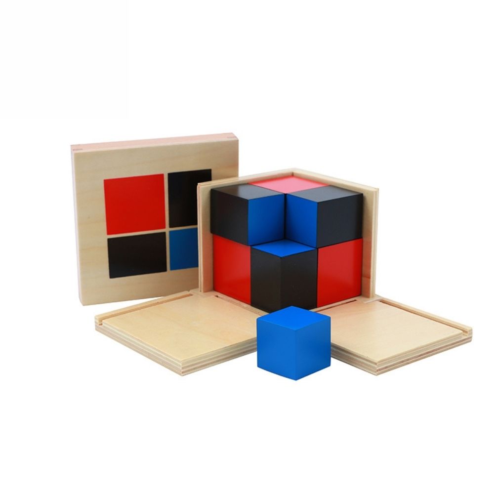 Cube du binôme - Eveil Montessori Maroc