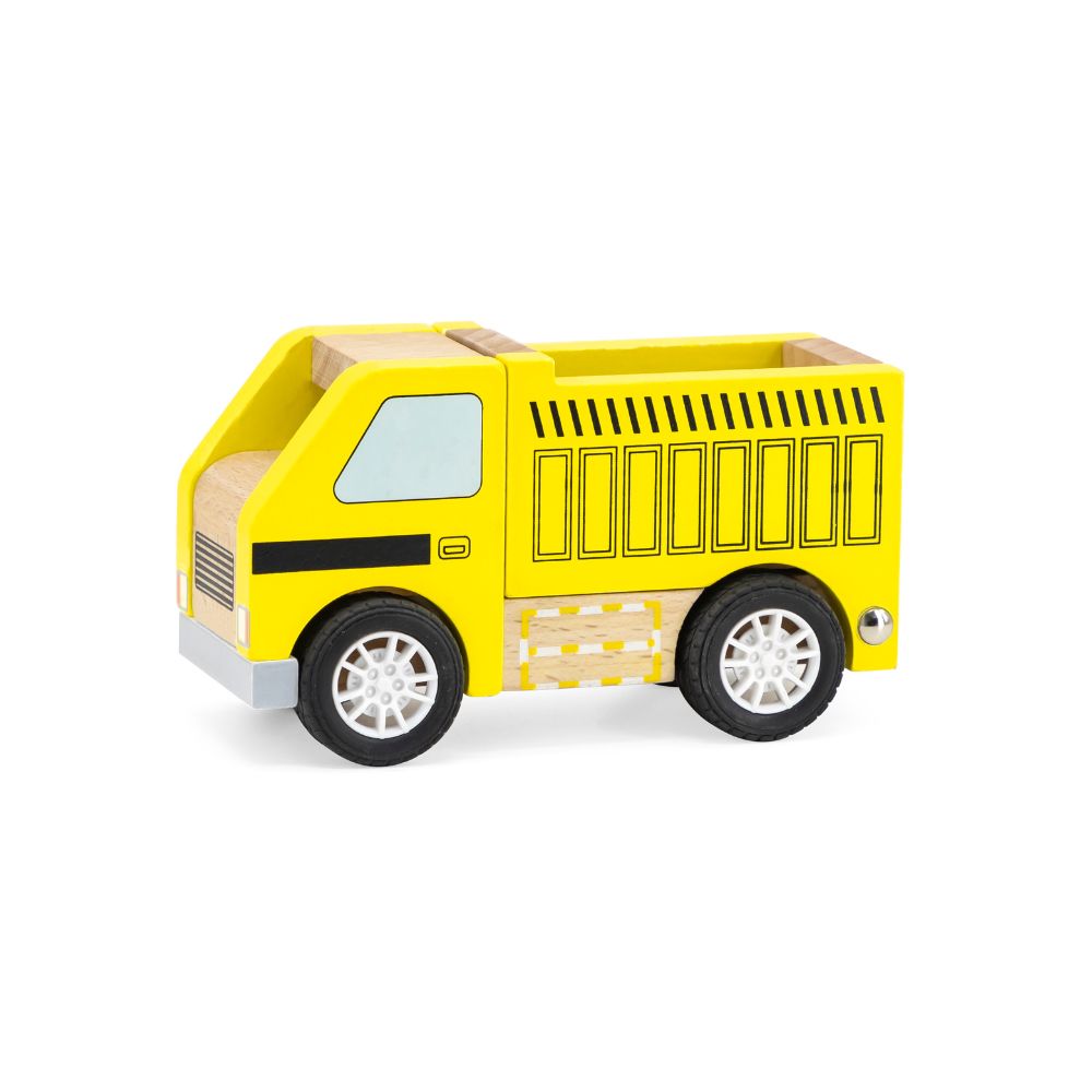 Benne à ordures en bois - Eveil Montessori Maroc