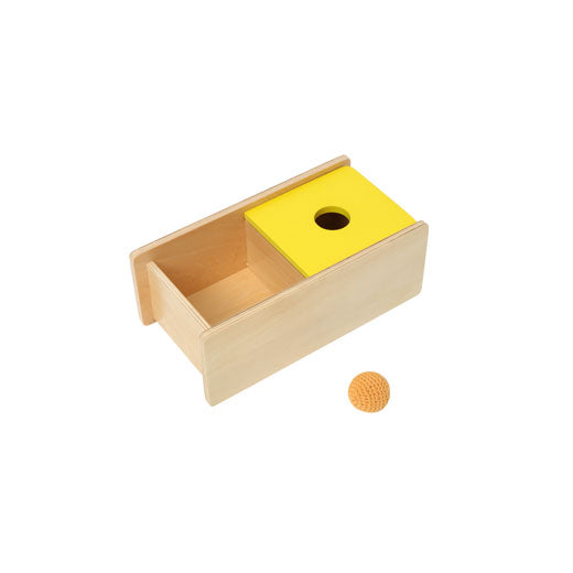 Boîte avec couvercle basculant balle  Eveil-Montessori Maroc – Eveil  Montessori