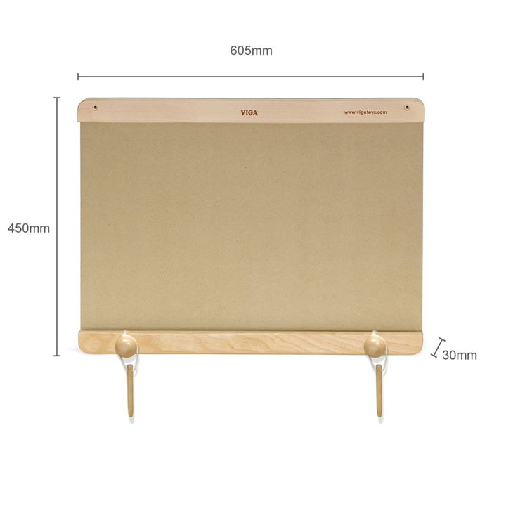 Cadre pour accrocher les planches des tracés graphiques - Support Mural - Eveil Montessori Maroc