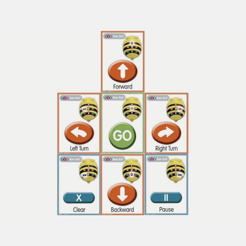Cartes séquentielles pour Bee-Bot et Blue-Bot - 1 - Eveil Montessori Maroc