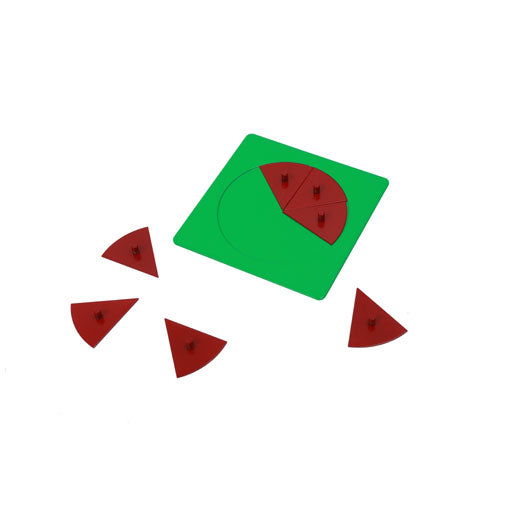 Cercles fractionnés et leur support - Eveil Montessori Maroc