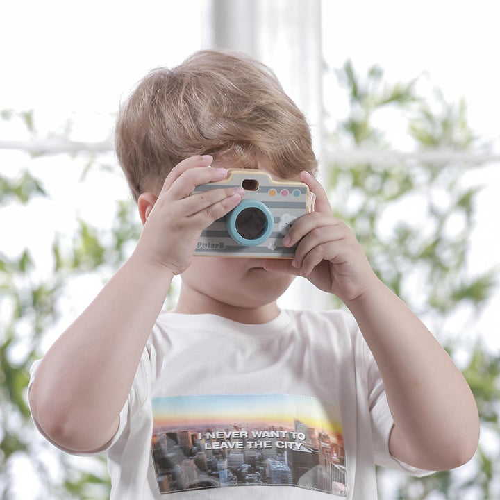 Appareil Photo en bois - Eveil Montessori Maroc