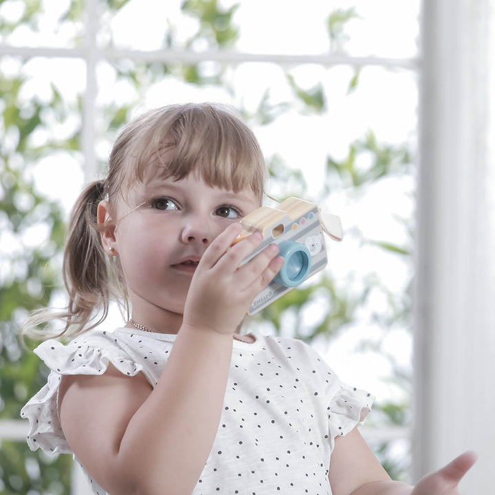 Appareil Photo en bois - Eveil Montessori Maroc