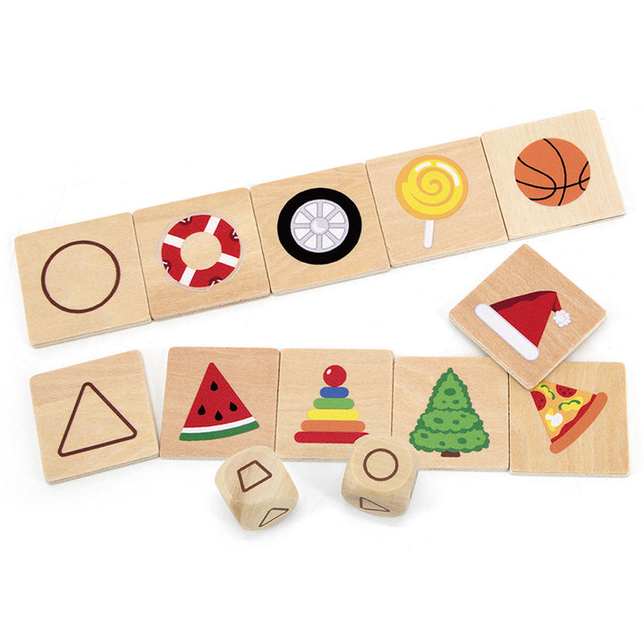 Ensemble de puzzle de formes d'apprentissage - Eveil Montessori Maroc