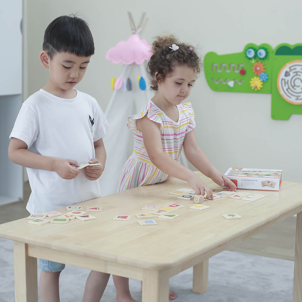 Ensemble de puzzle de formes d'apprentissage - Eveil Montessori Maroc