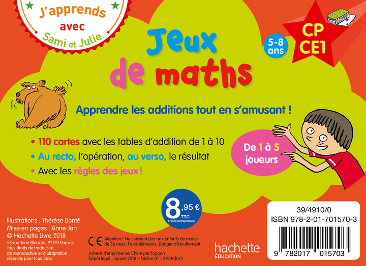 J'apprends avec Sami et Julie : Jeux de maths