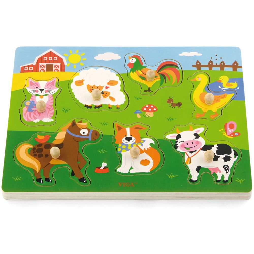 Puzzle Sonore - Ferme - Eveil Montessori Maroc