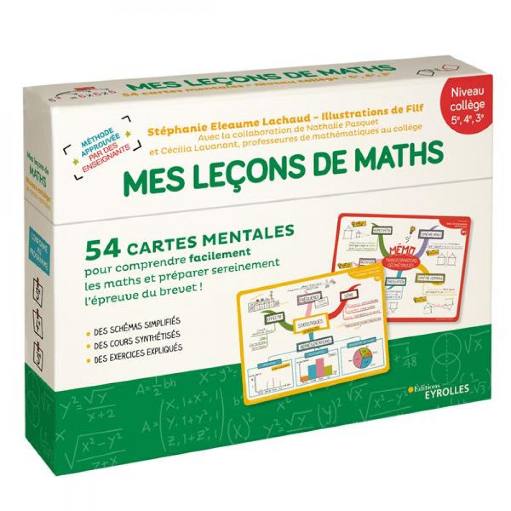 Mes leçons de Maths - niveau collège 5e, 4e, 3e - Eveil Montessori Maroc