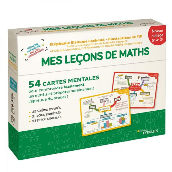 Mes leçons de Maths - niveau collège 5e, 4e, 3e - Eveil Montessori Maroc