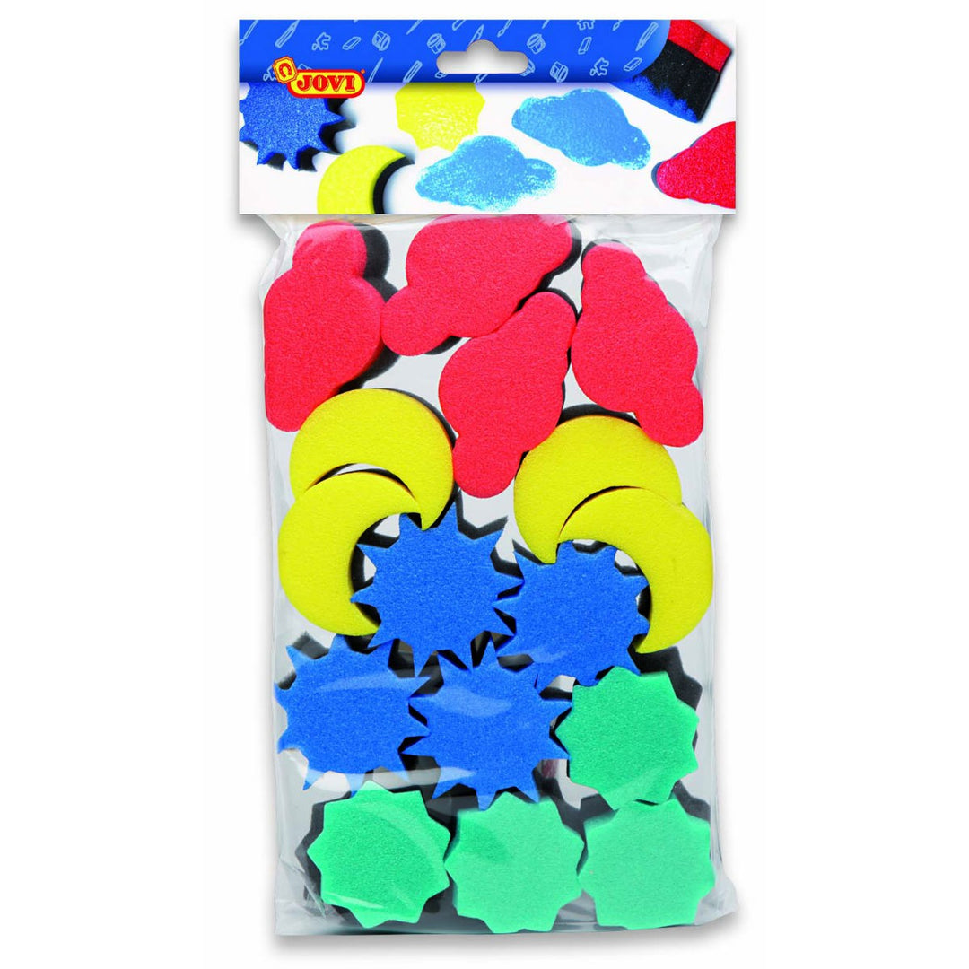 16 Eponges pour tamponner - Eveil Montessori Maroc