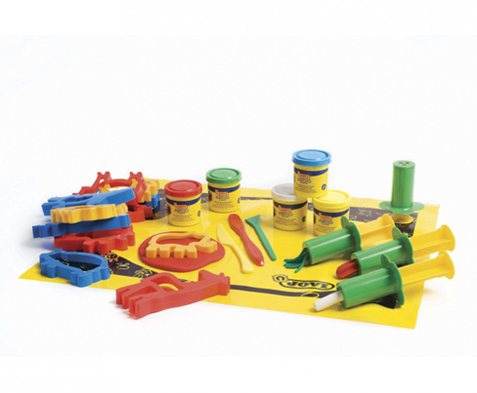 Animaux set 5 pots de 50g + presses + accessoires de modelage - Eveil Montessori Maroc