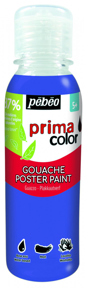 Gouache liquide 250 ml bleu primaire