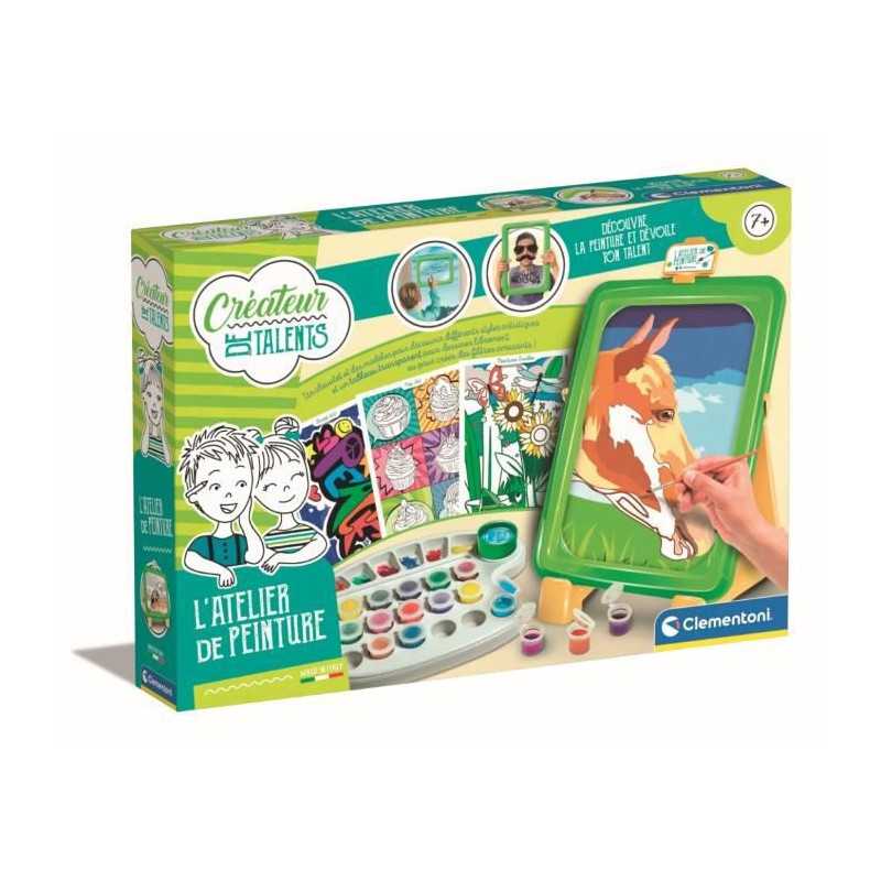 L'atelier de peinture - Eveil Montessori Maroc