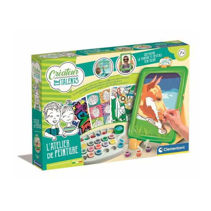 L'atelier de peinture - Eveil Montessori Maroc