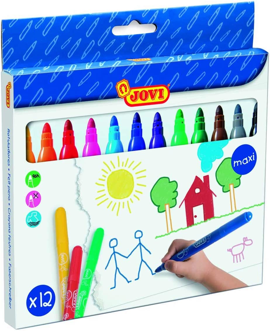 Maxi Lot de 12 feutres - Eveil Montessori Maroc