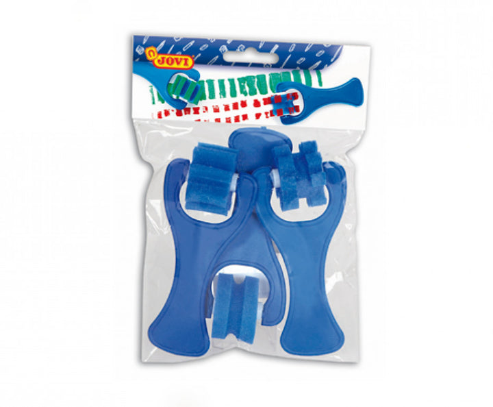 Sachet de 3 petits rouleaux de peinture formes diverses - Eveil Montessori Maroc