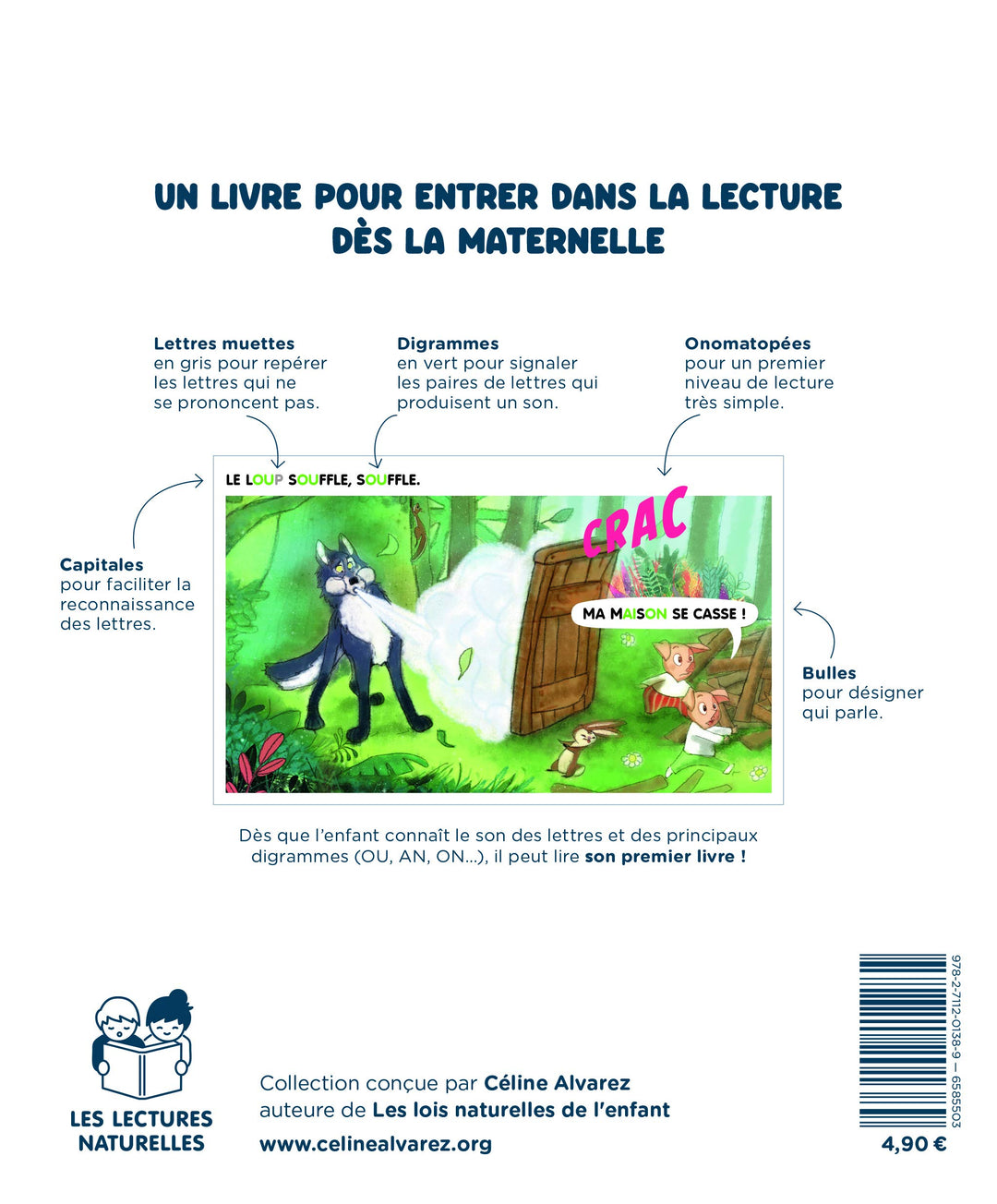 Trois petits cochons : Céline Alvarez - Eveil Montessori Maroc