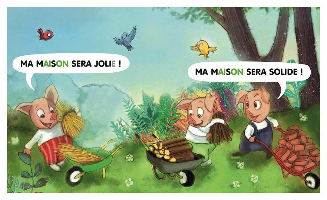 Trois petits cochons : Céline Alvarez - Eveil Montessori Maroc