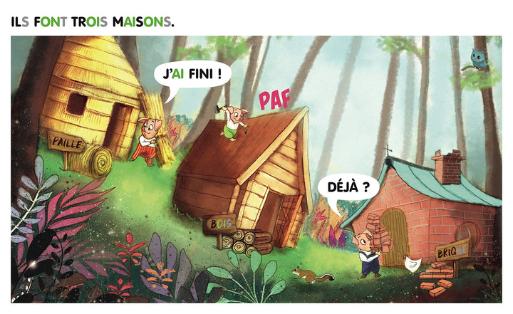 Trois petits cochons : Céline Alvarez - Eveil Montessori Maroc