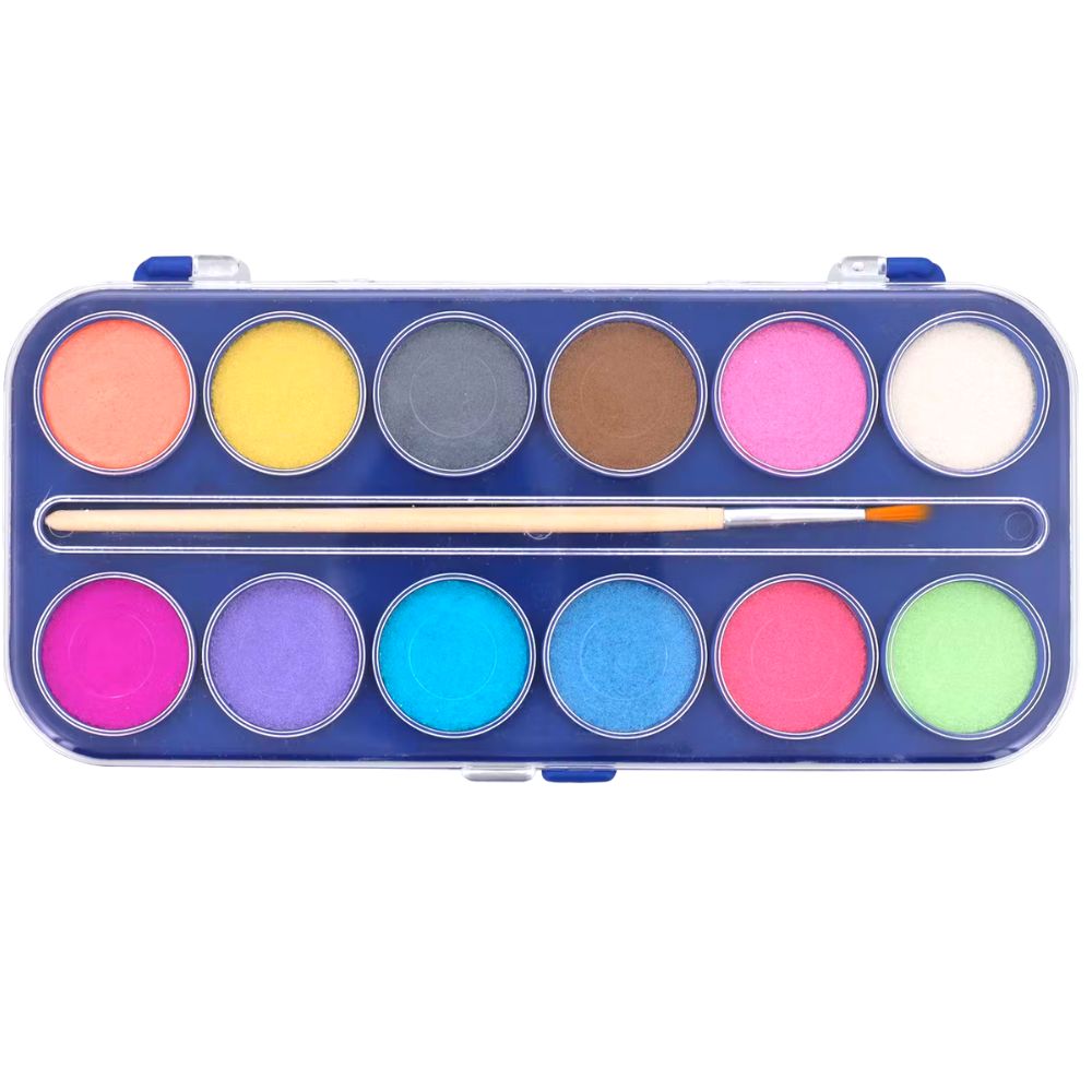 Palette d'aquarelle métallique - Eveil Montessori Maroc