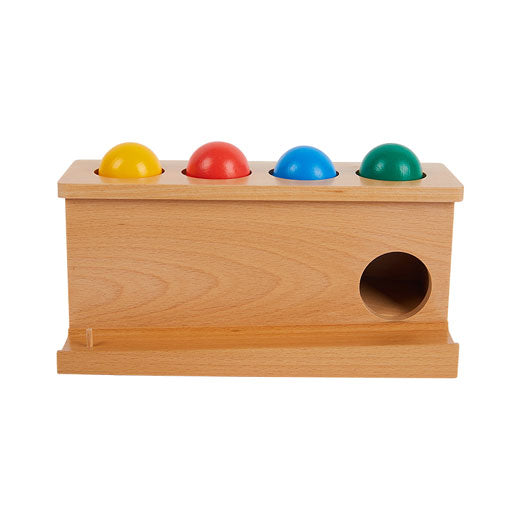 Boite de boules à pousser - Permanence des objets - Eveil Montessori Maroc