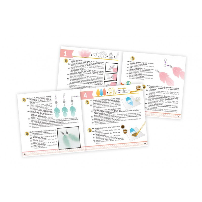 Bijoux plumes - Eveil Montessori Maroc