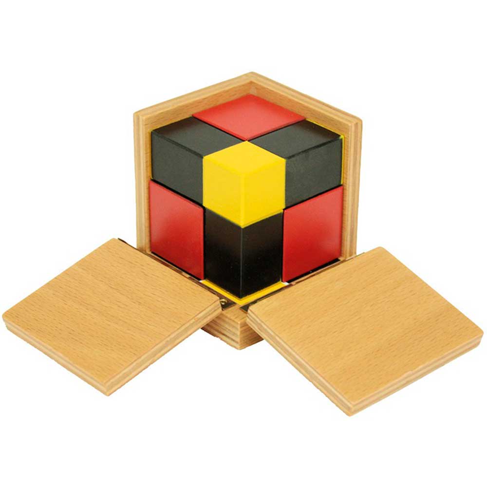 Cube du binôme algébrique - Eveil Montessori Maroc