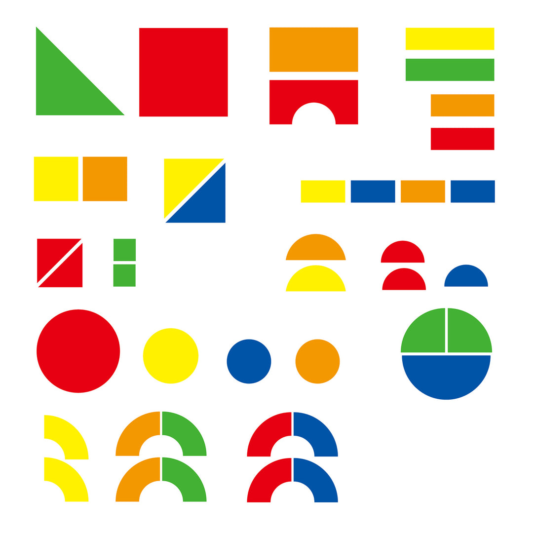 Coffret de formes magnétiques - Eveil Montessori Maroc