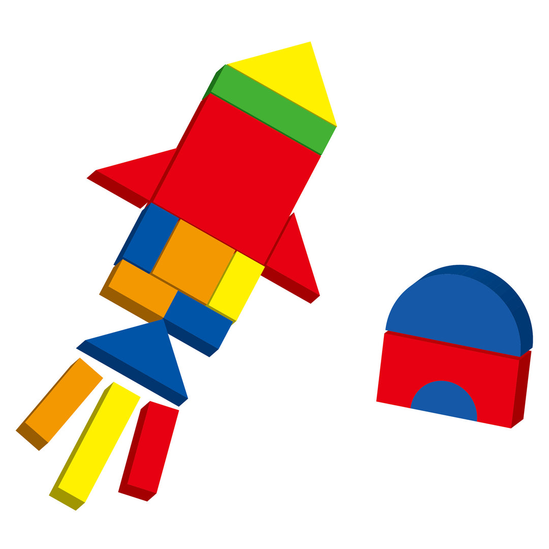 Coffret de formes magnétiques - Eveil Montessori Maroc