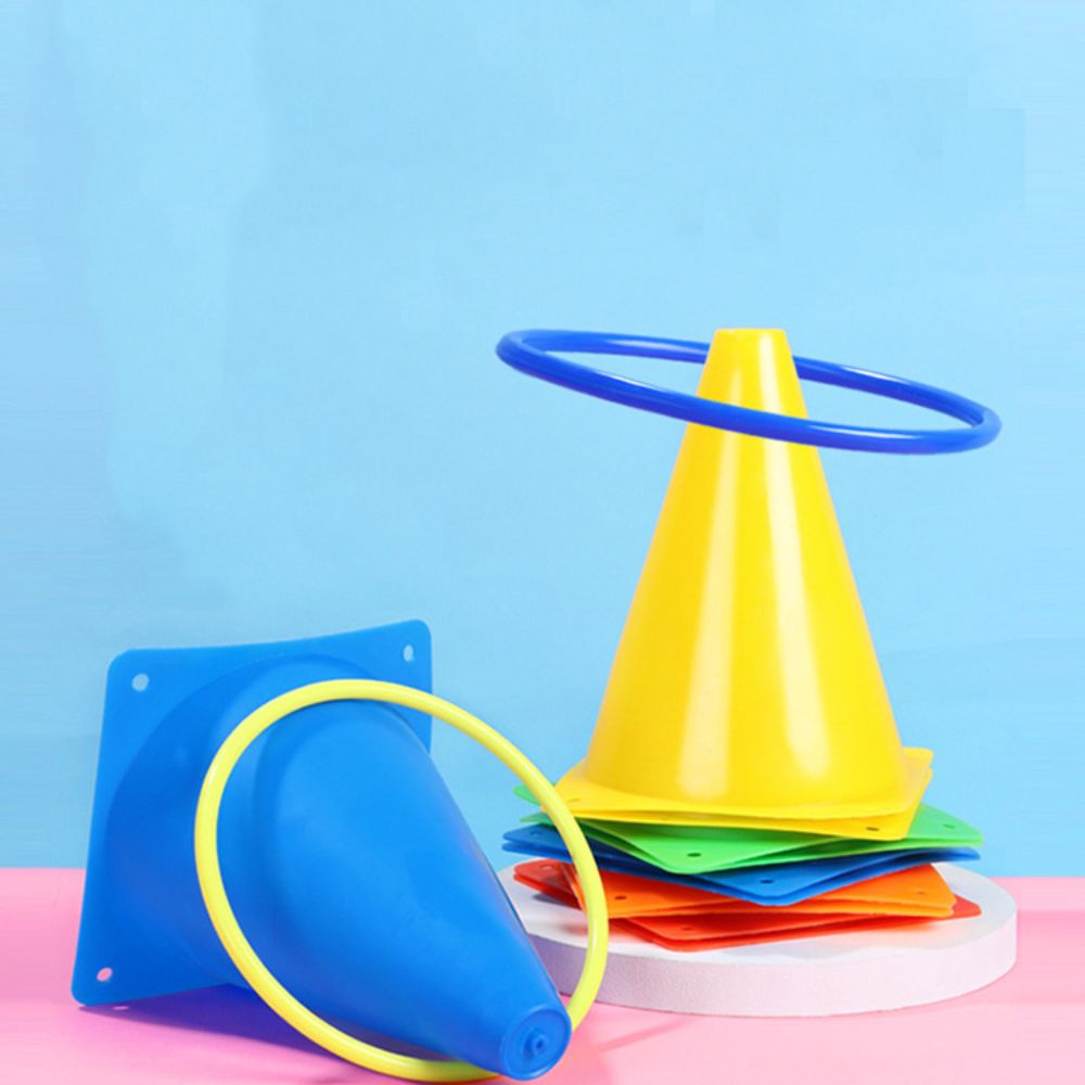 Ensemble cônes, petits cerceaux et coussins lestés - Eveil Montessori Maroc