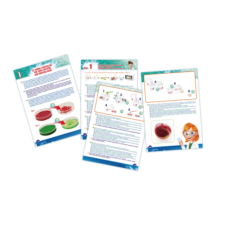 Cristaux 15 expériences - Eveil Montessori Maroc