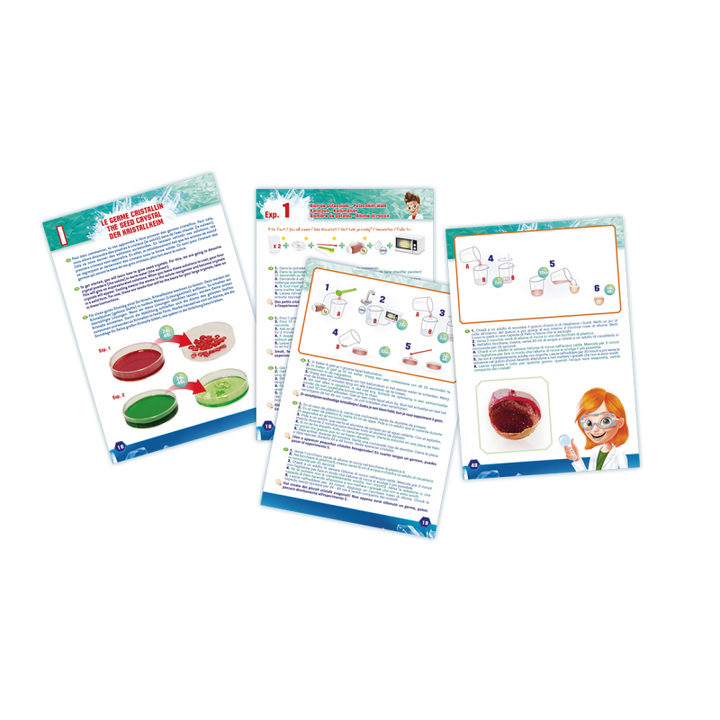 Cristaux 15 expériences - Eveil Montessori Maroc