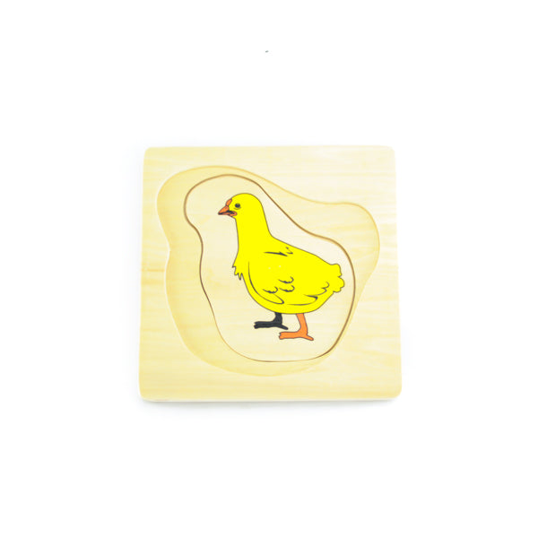 Puzzle cycle de vie de la poule - Eveil Montessori Maroc