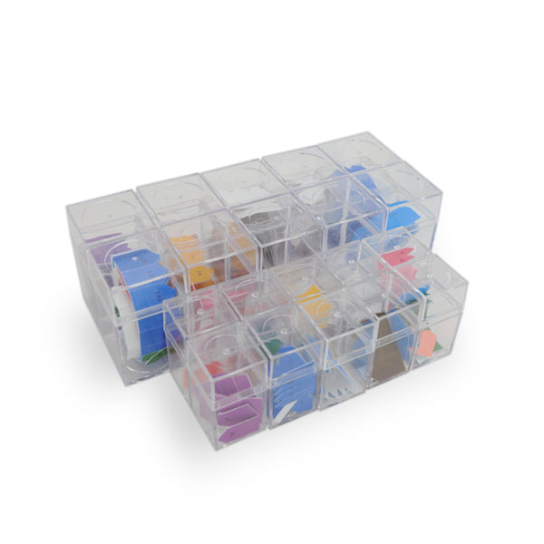 Ensemble des flèches colorées des chaînes de perles - Eveil Montessori Maroc