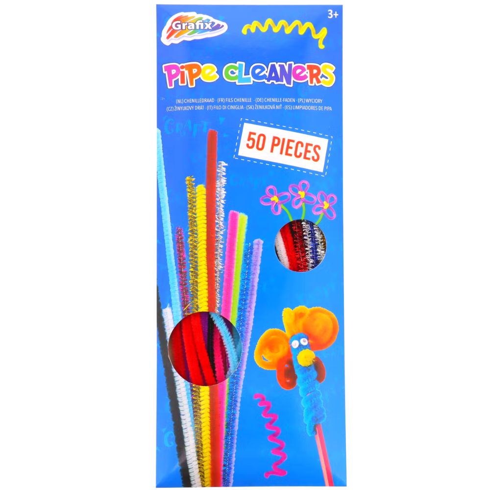 Fil chenille : 50 pièces - Eveil Montessori Maroc