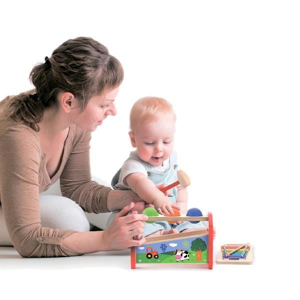 Jeu de maillet & Xylophone - Eveil Montessori Maroc