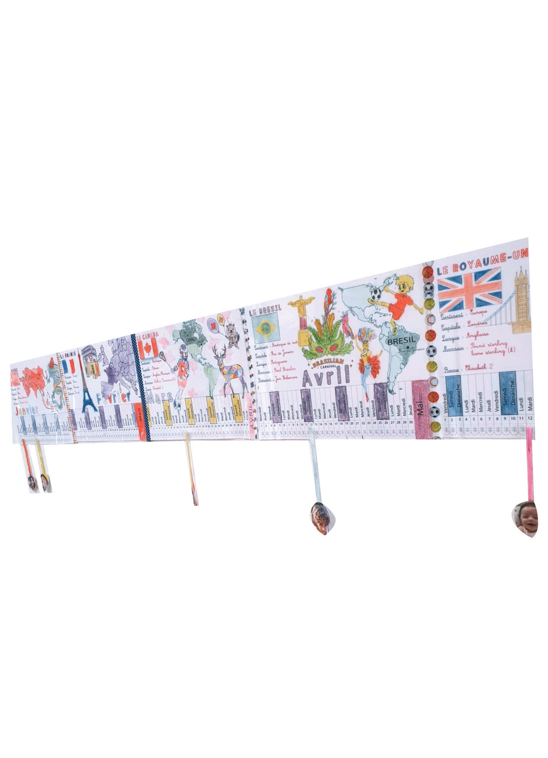 La Poutre du temps - Eveil Montessori Maroc