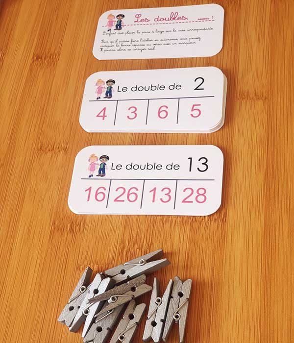 Les Doubles Niveau 1 - Eveil Montessori Maroc